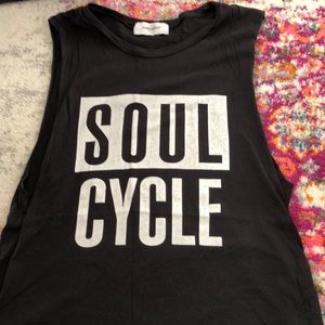 SoulCycle women’s black size S muscle t-shirt